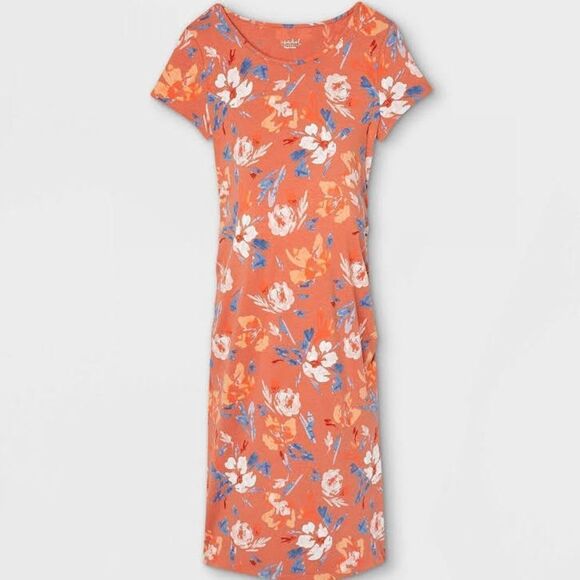Isabel Maternity Floral Midi Dress XS - Picture 1 of 1